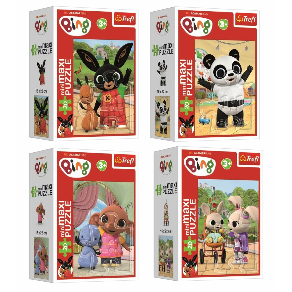 trefl Puzzle Bing: Bing e Flop 20 pezzi