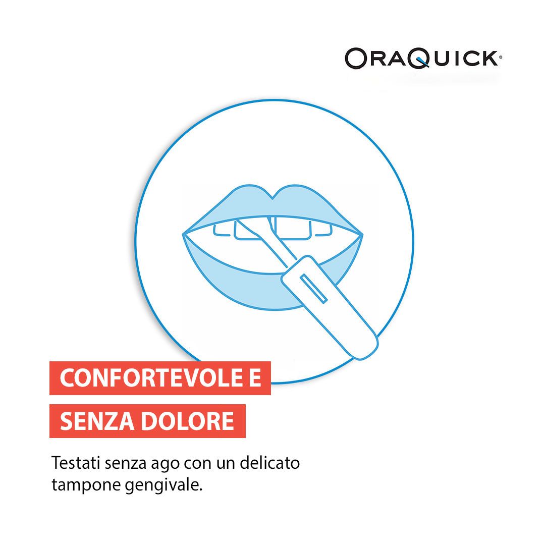 OraQuick autotest per l’HIV tramite tampone orale