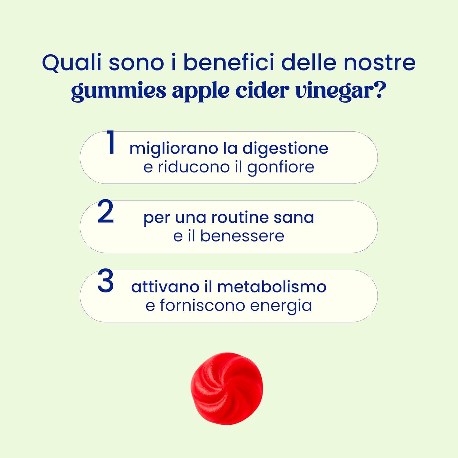 Benefici delle caramelle gommose: digestione, benessere, metabolismo. Caramelle rosse.