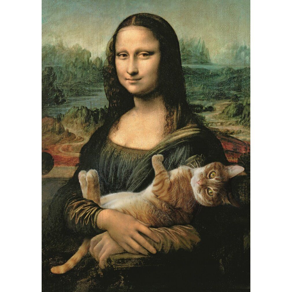 Premio puzzle 500 parti - Mona Lisa con