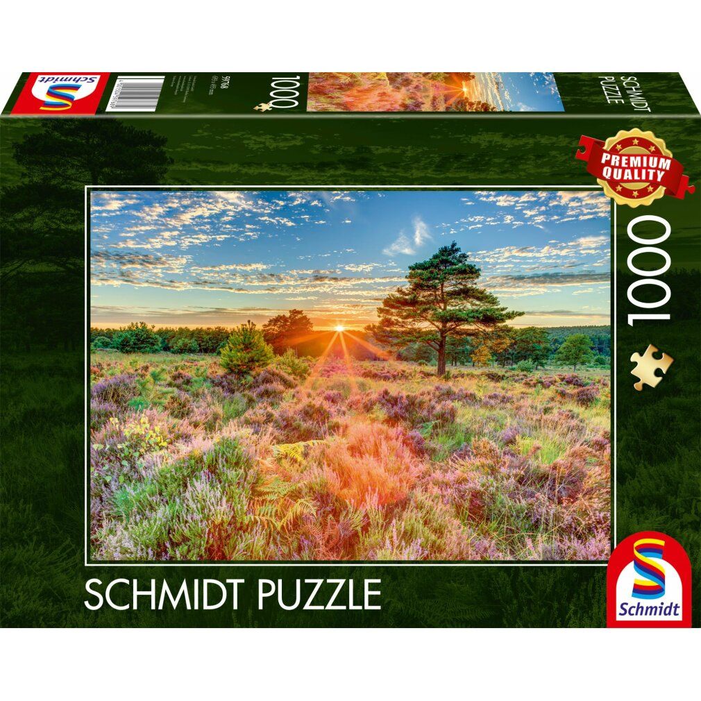 schmidt Puzzle Tramonto su un pendio 1000 pezzi