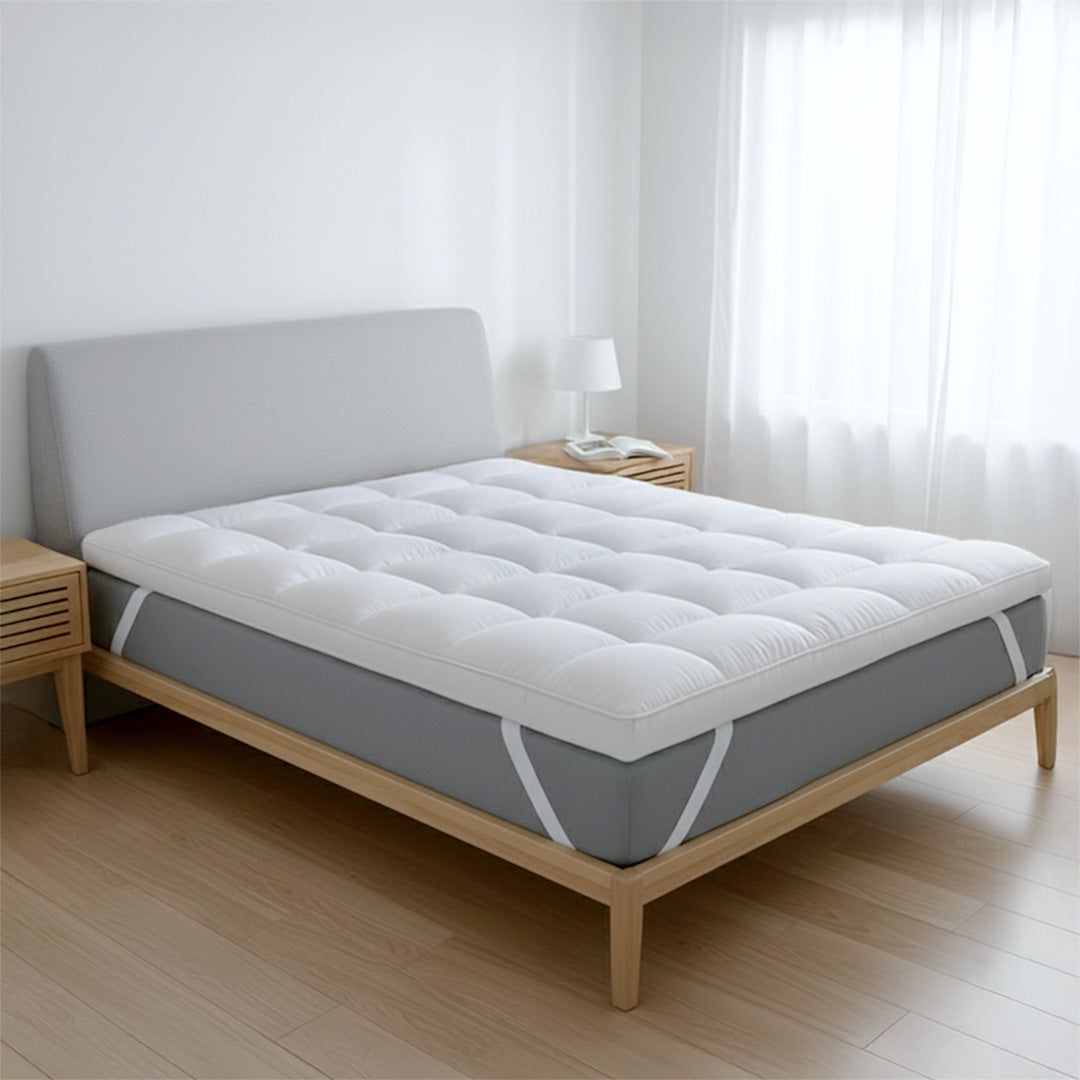 The White Stone Topper 120x190 cm con Imbottitura in Ovatta da 1000 gr/m²