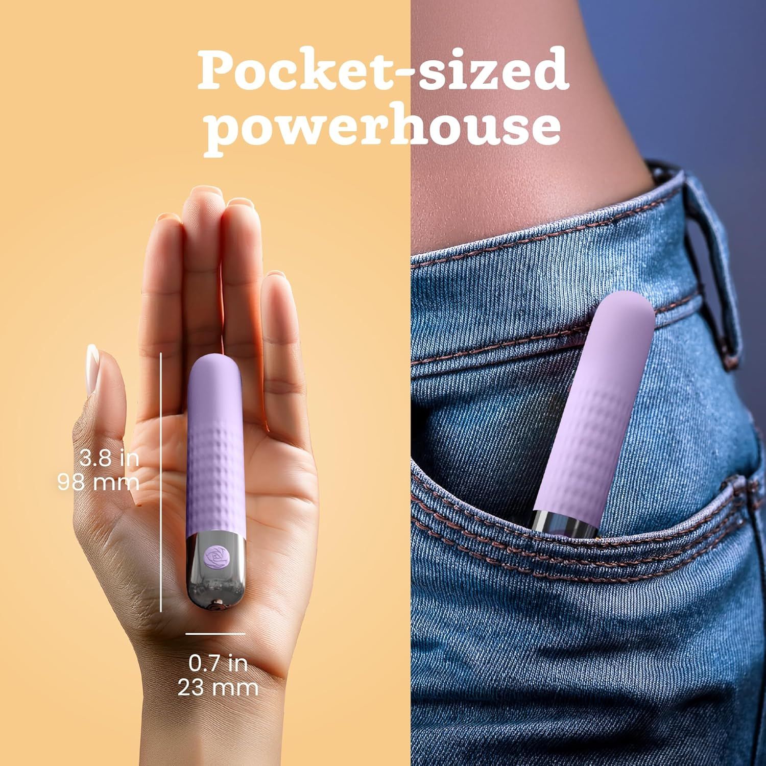 Oliver James Bullet Vibratore, colore lilla pastello