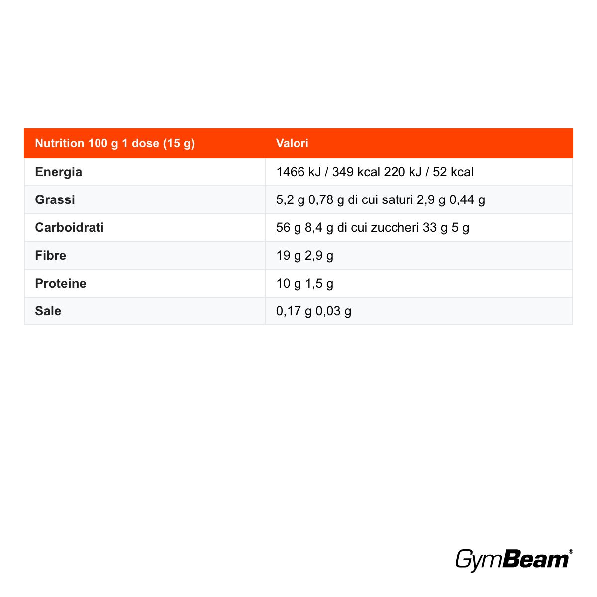 GymBeam Vanavita Bevanda con Cacao e Maca BIO 100% vegetale