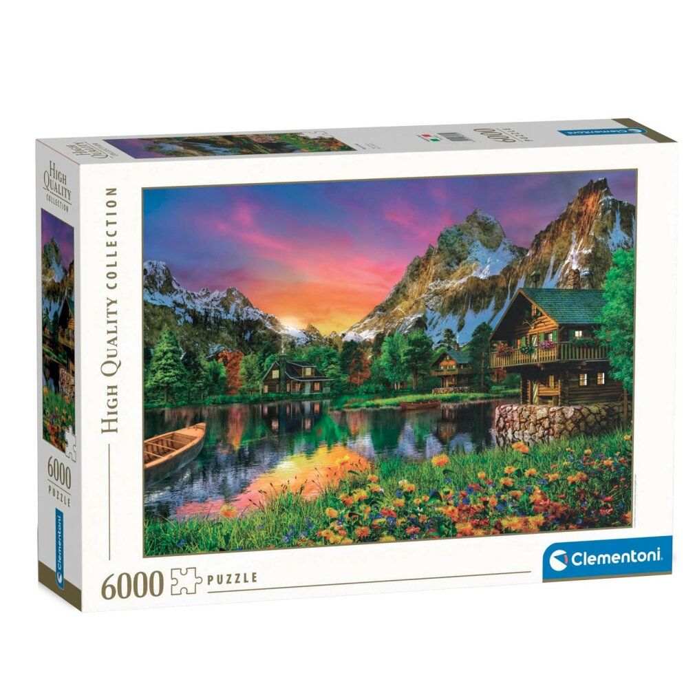 Puzzle 6000 pezzi collezione lago alpino