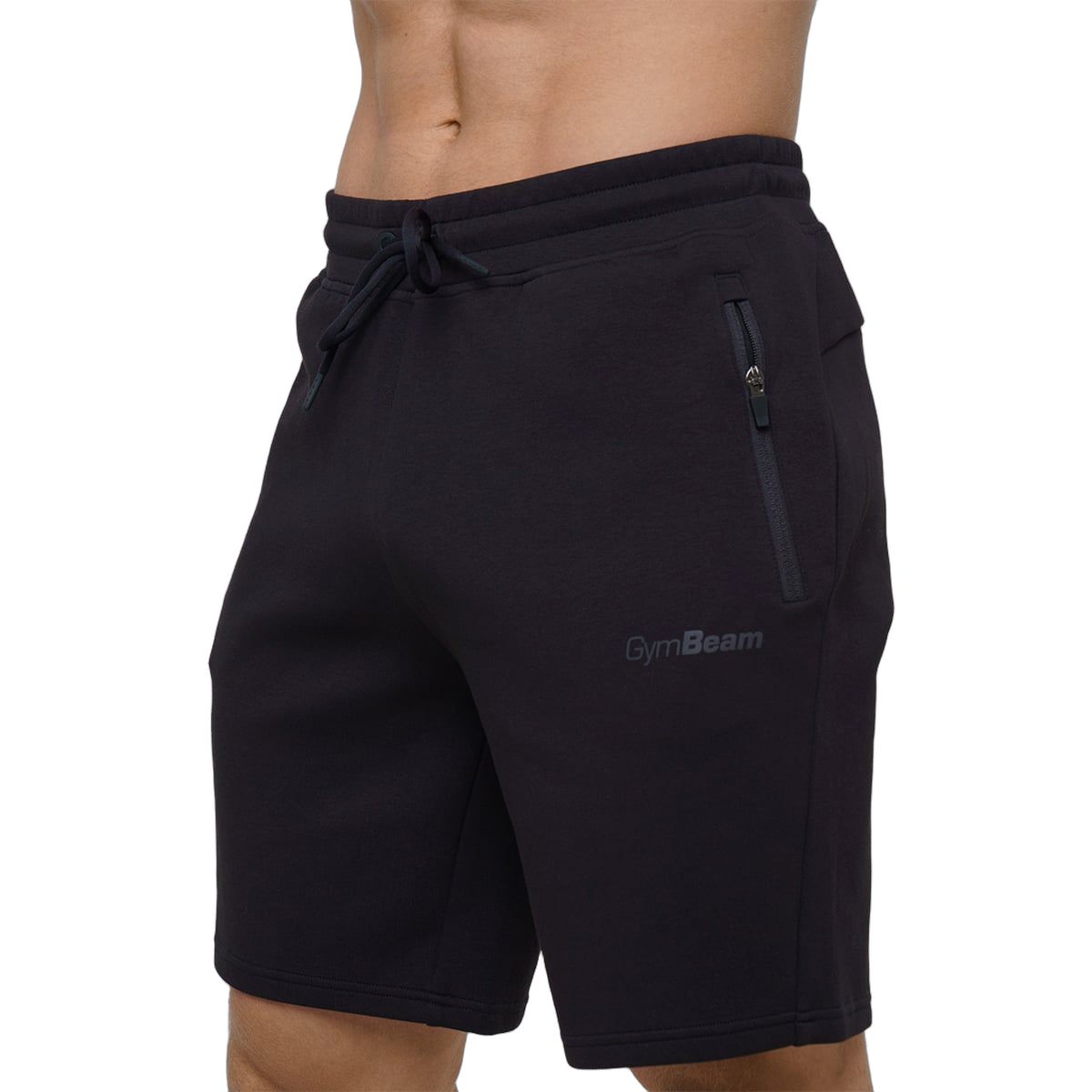 GymBeam Pantaloncini uomo Agile regular con cordoncino Onyx