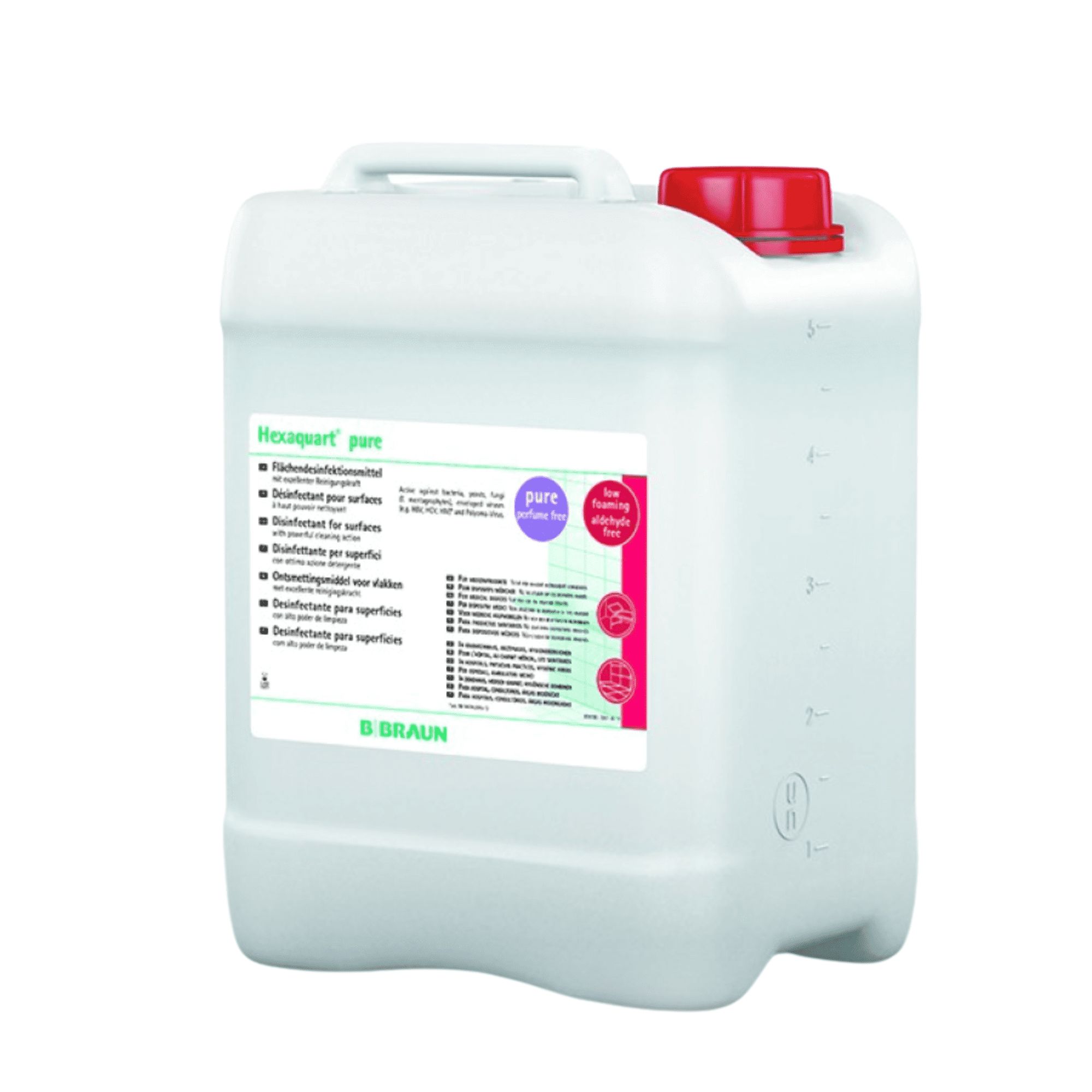 B. Braun Hexaquart® Pure Fleach Dinfection - 5 litri | Contenitore (5000 ml)