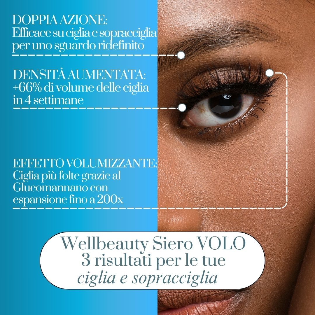 WellBeauty - VOLO - Siero Ciglia Ristrutturante Concentrato