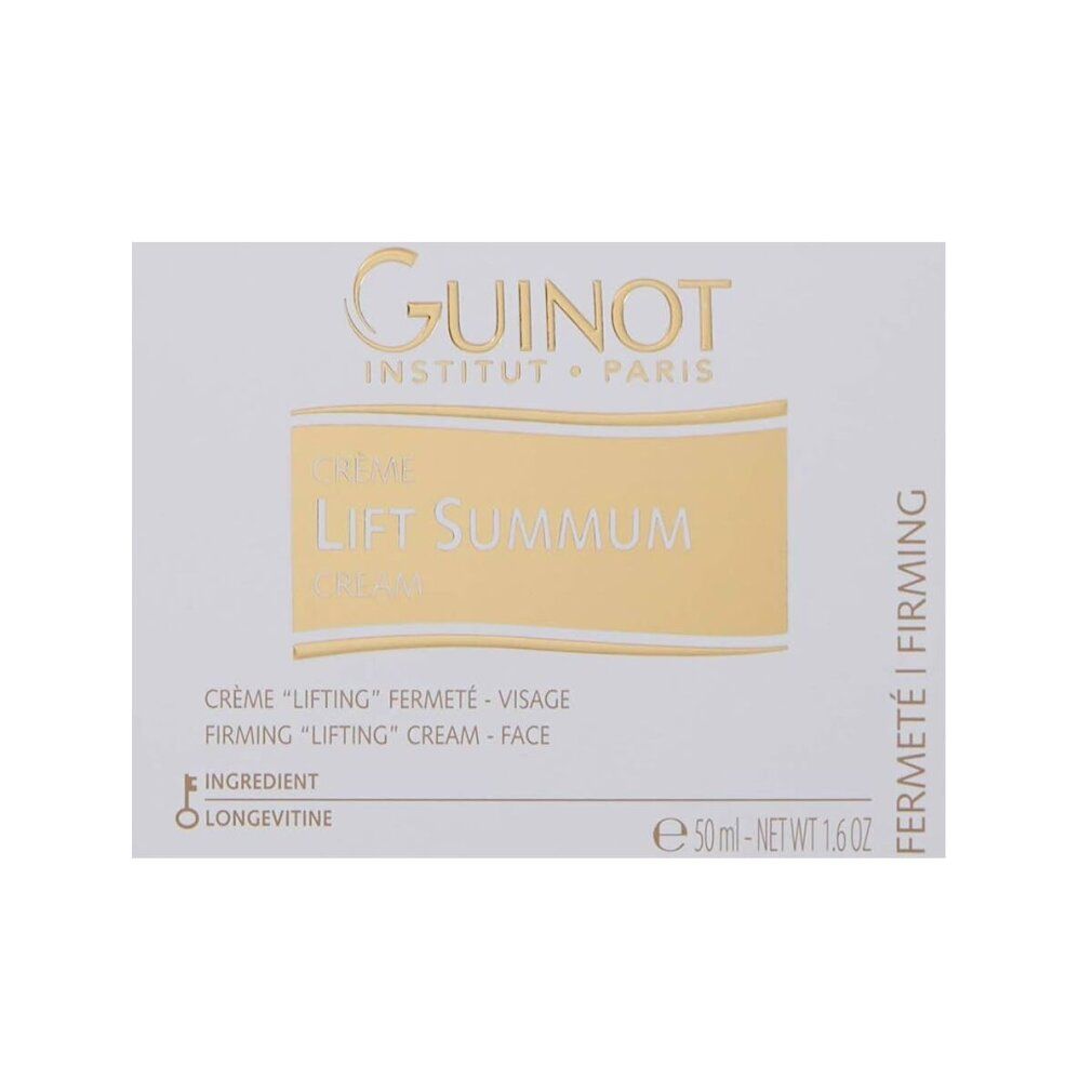 Confezione con scritta "LIFT SUMMUM" e "GUINOT".