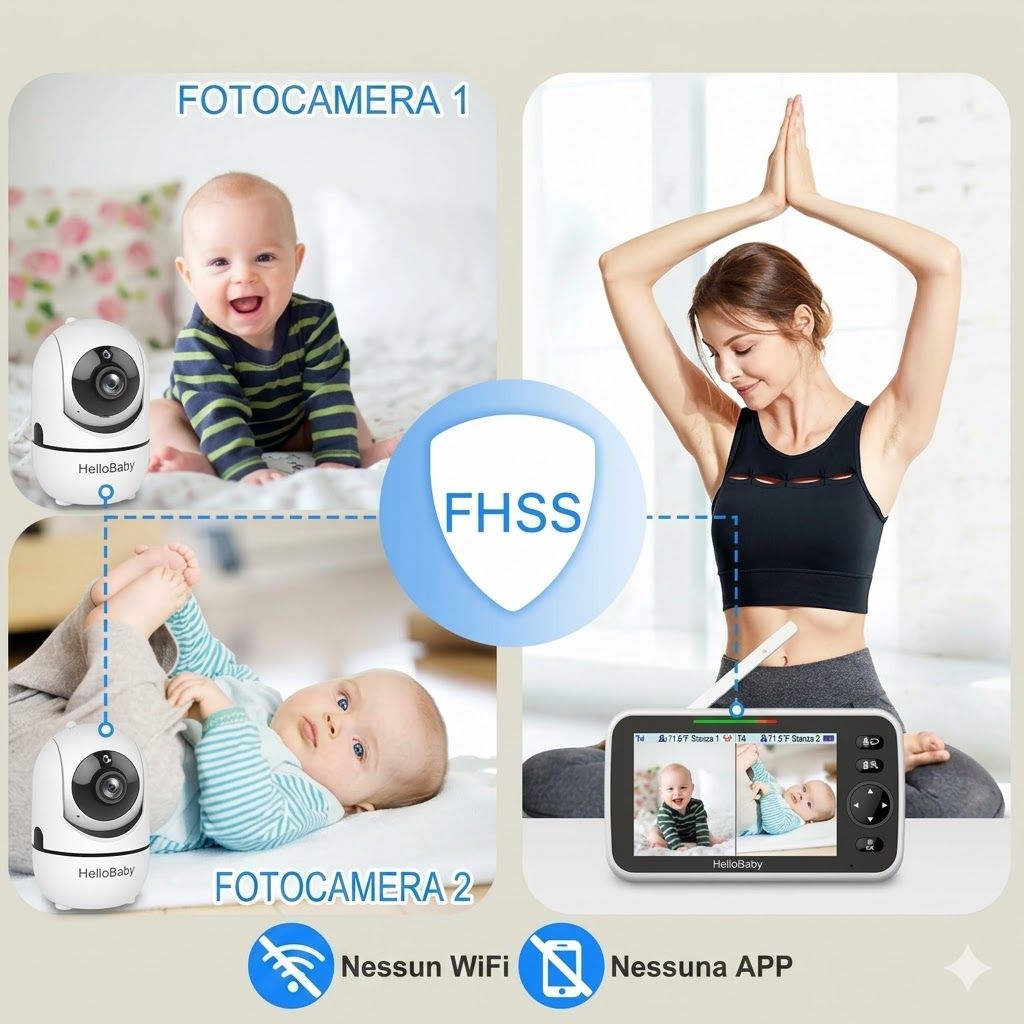 Baby monitor con telecamera HelloBaby