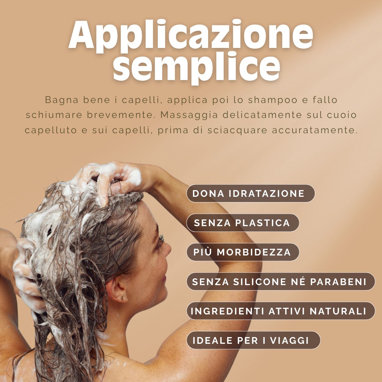 VitalizeNature Earth's Dew Shampoo Bar – Per capelli secchi con olio di ricino
