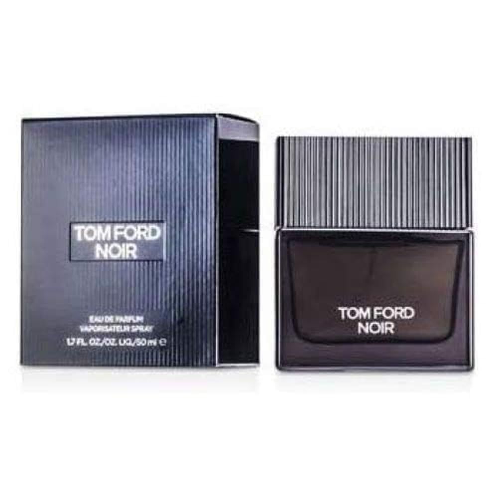 Flacone e confezione neri. Scritta: TOM FORD NOIR. Eau de Parfum. 50 ml.