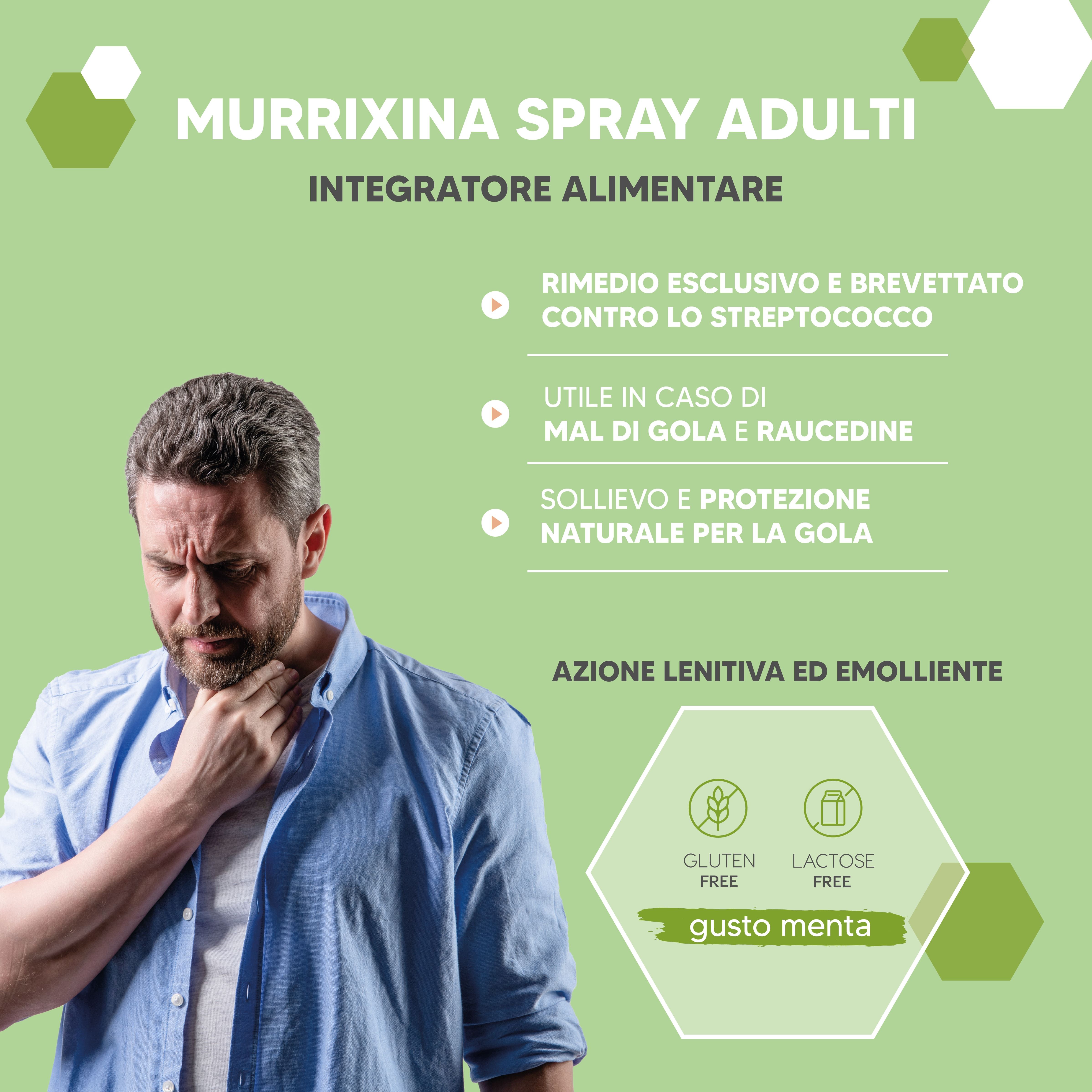NTP Biotech - Murrixina Spray Adulti – Spray orale per il benessere delle vie orofaringee