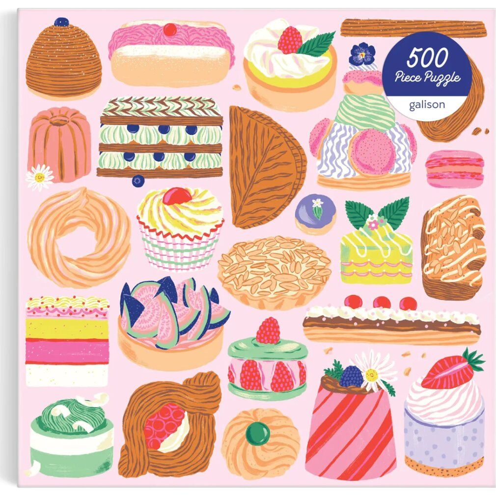 galison Puzzle quadrato Dolci 500 pezzi