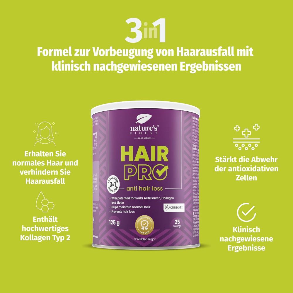 Nature's Finest Hair Pro Formula 3 in 1 per la prevenzione della caduta dei capelli