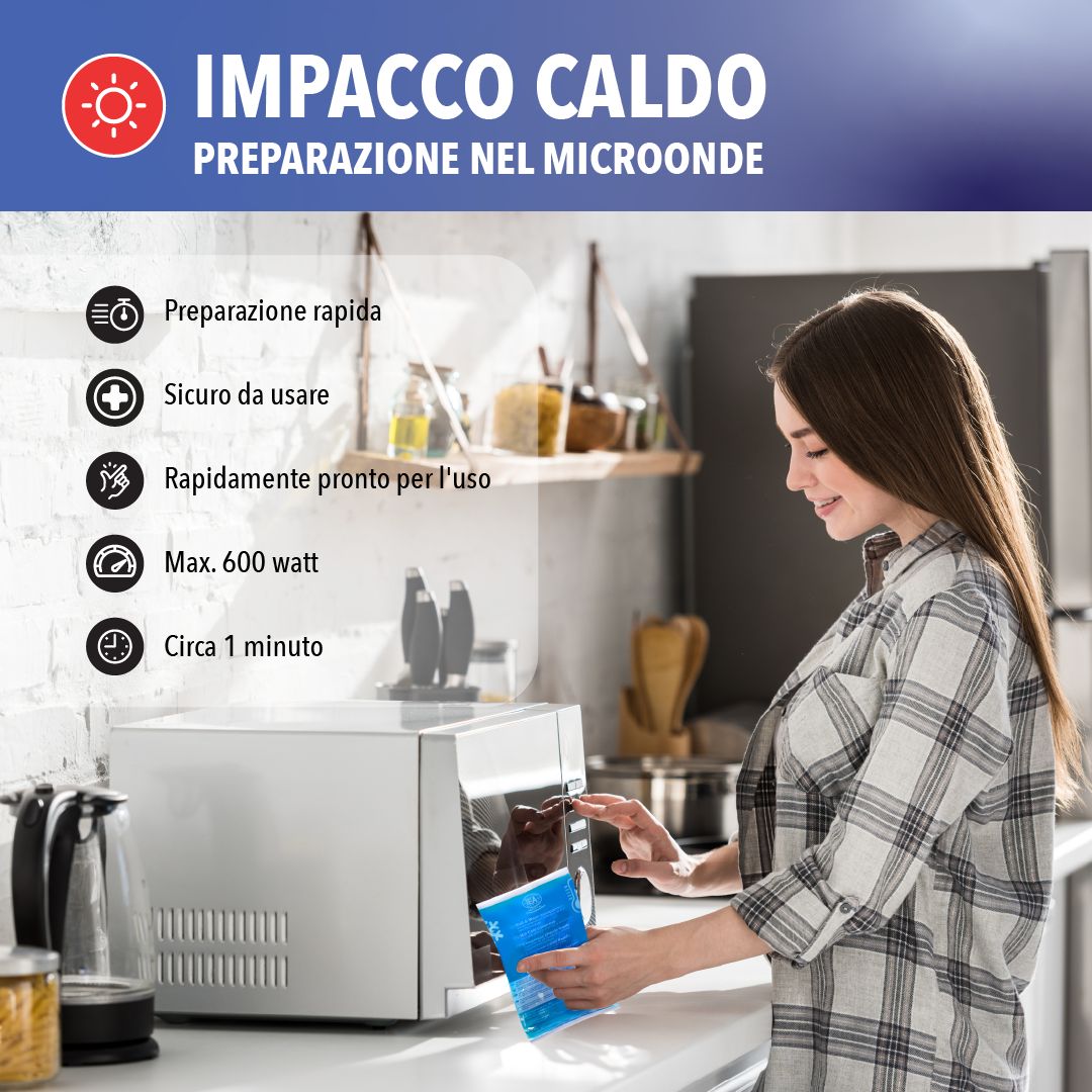 IEA-Medical - Set di miscelazione da 3 impacchi freddi/caldi