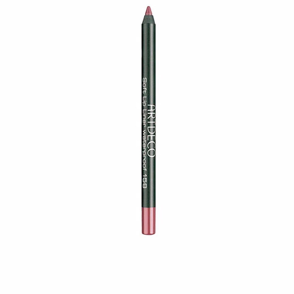Artdeco Soft Lip Liner Waterproof 158. Matita labbra con punta rosa e corpo nero.