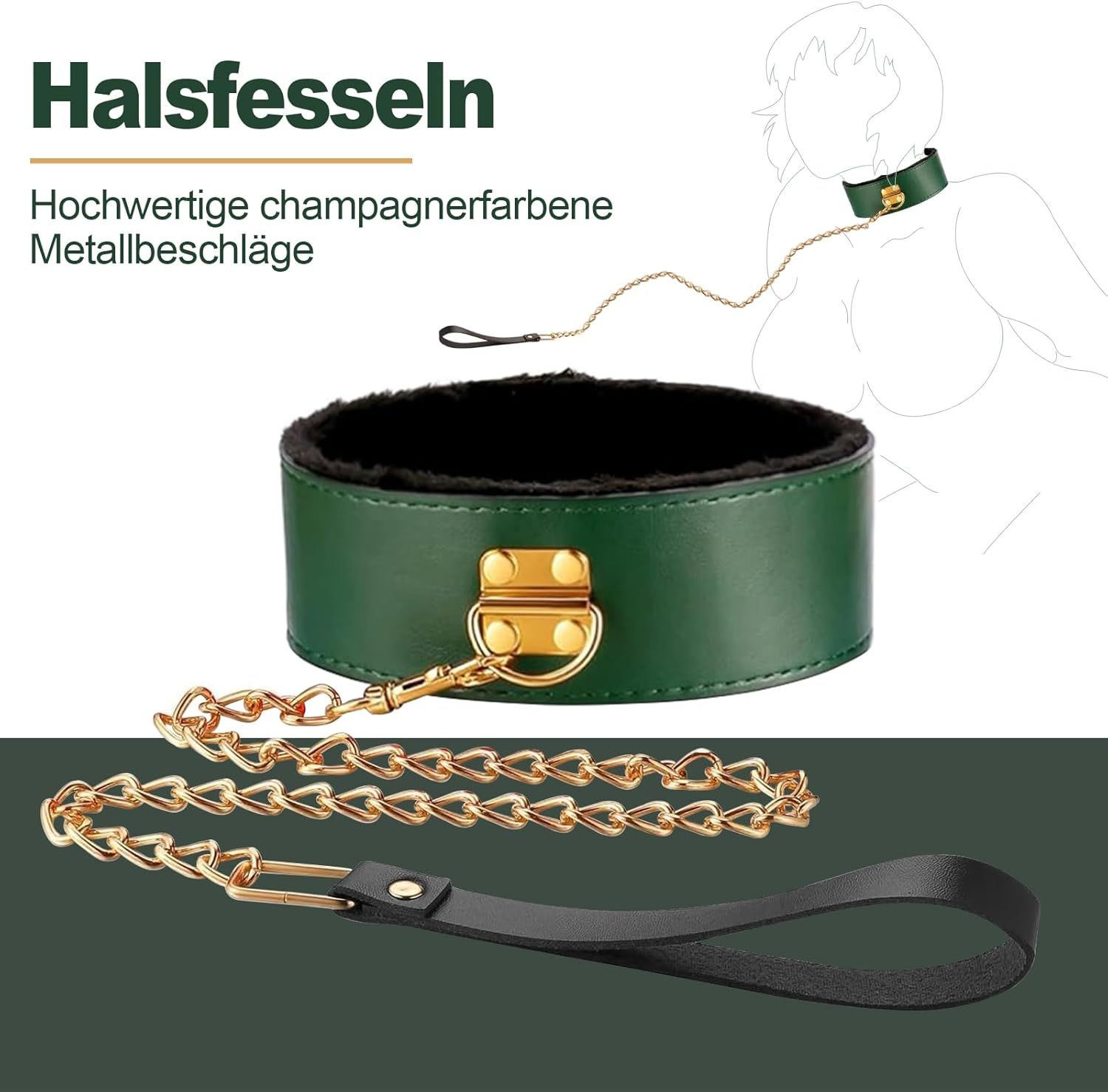 YICOCO set bondage per letto, accessori intimi con cinghie