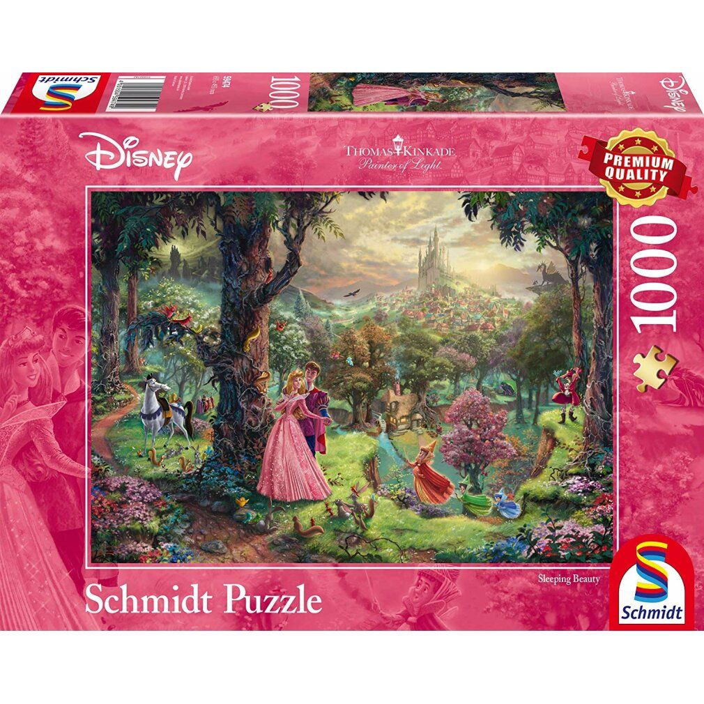 Disney, La Bella Addormentata - Puzzle da 1000 pezzi (Thomas Kinkade)