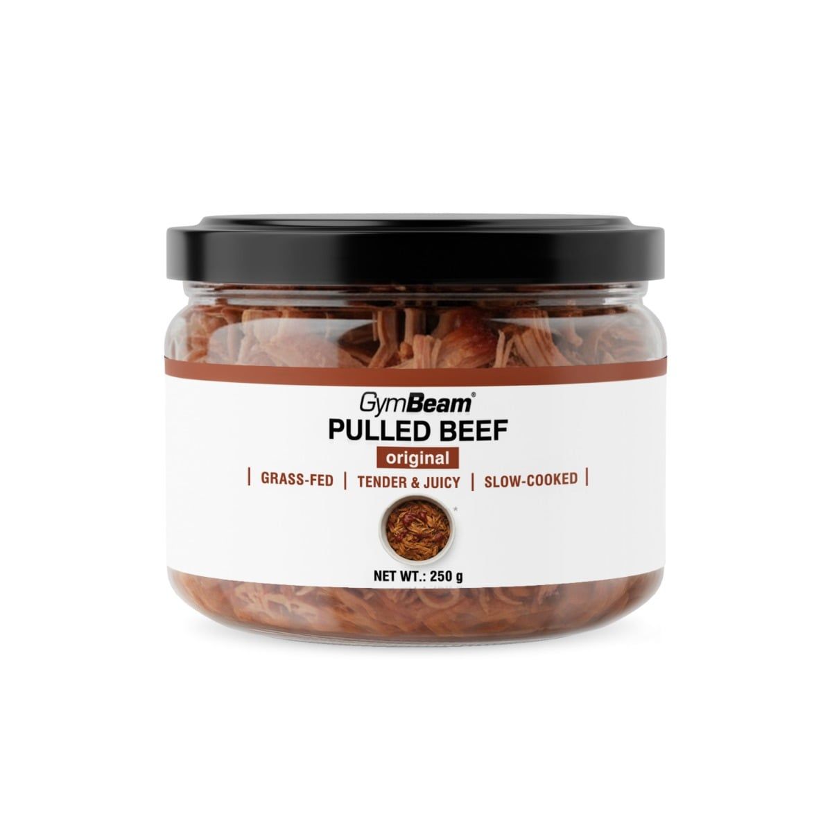 GymBeam Pulled Beef carne di manzo cotta lentamente 250 g