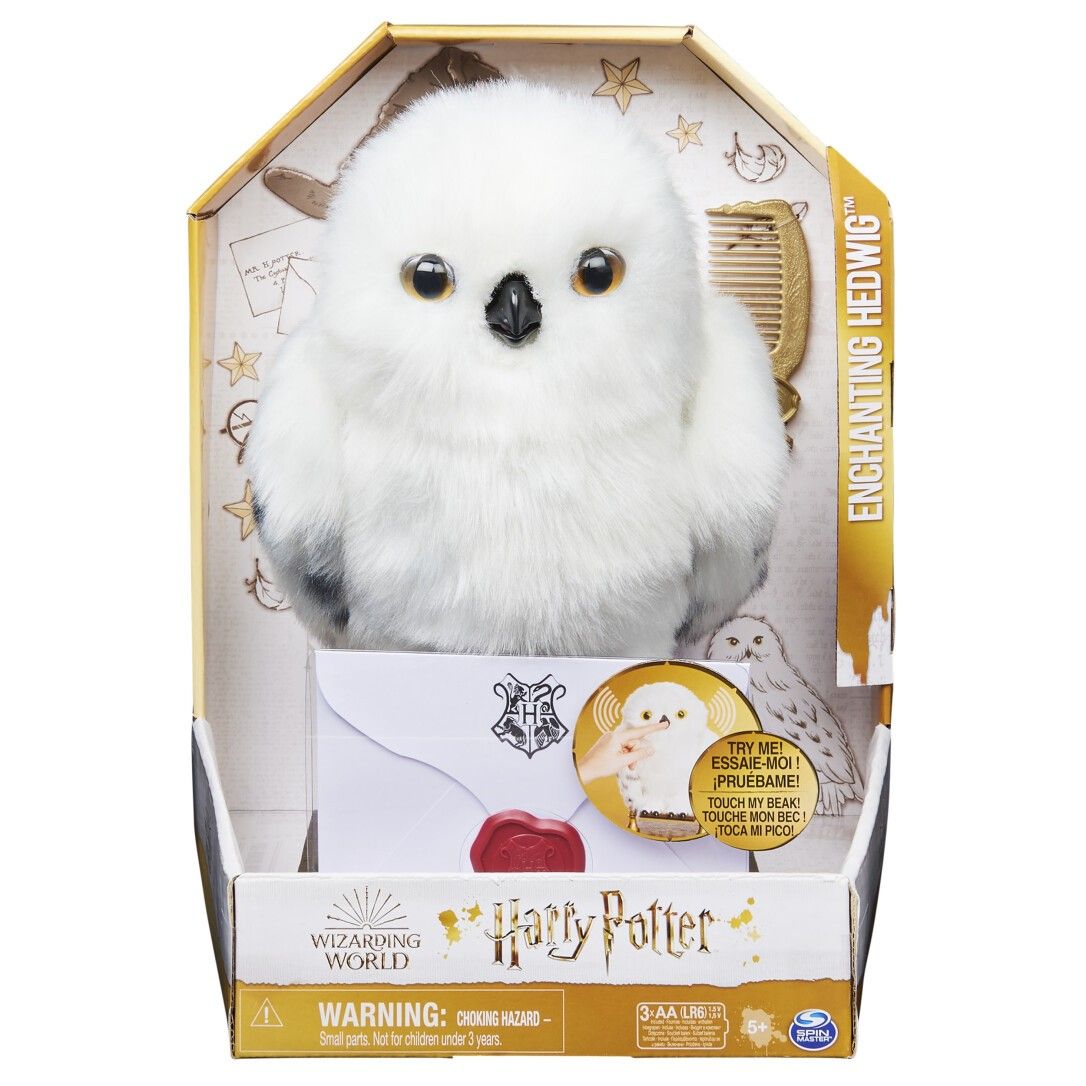 Spin Master 39760 Harry Potter - Gufo interattivo in peluche Edvige