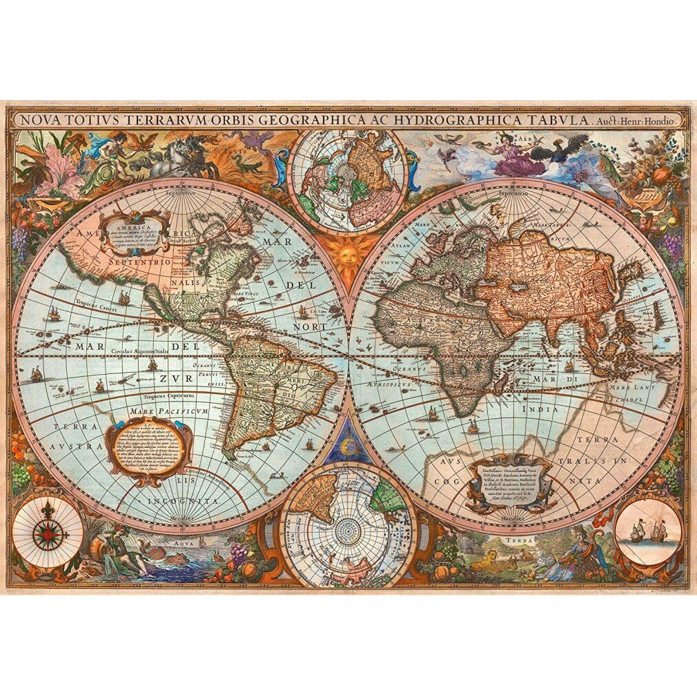 Mappamondo antico - puzzle da 3000 pezzi