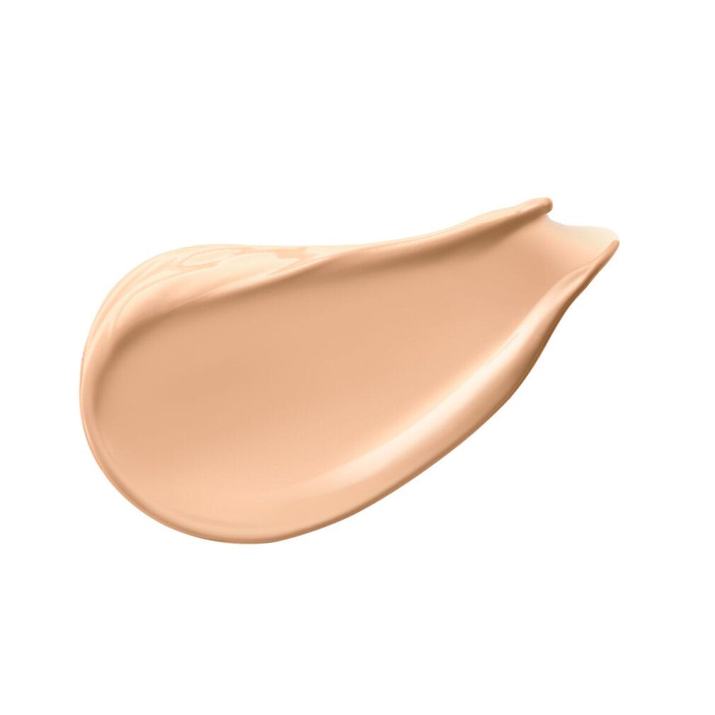 Tonalità correttore chiaro a forma di goccia. La consistenza è cremosa e il colore beige chiaro.