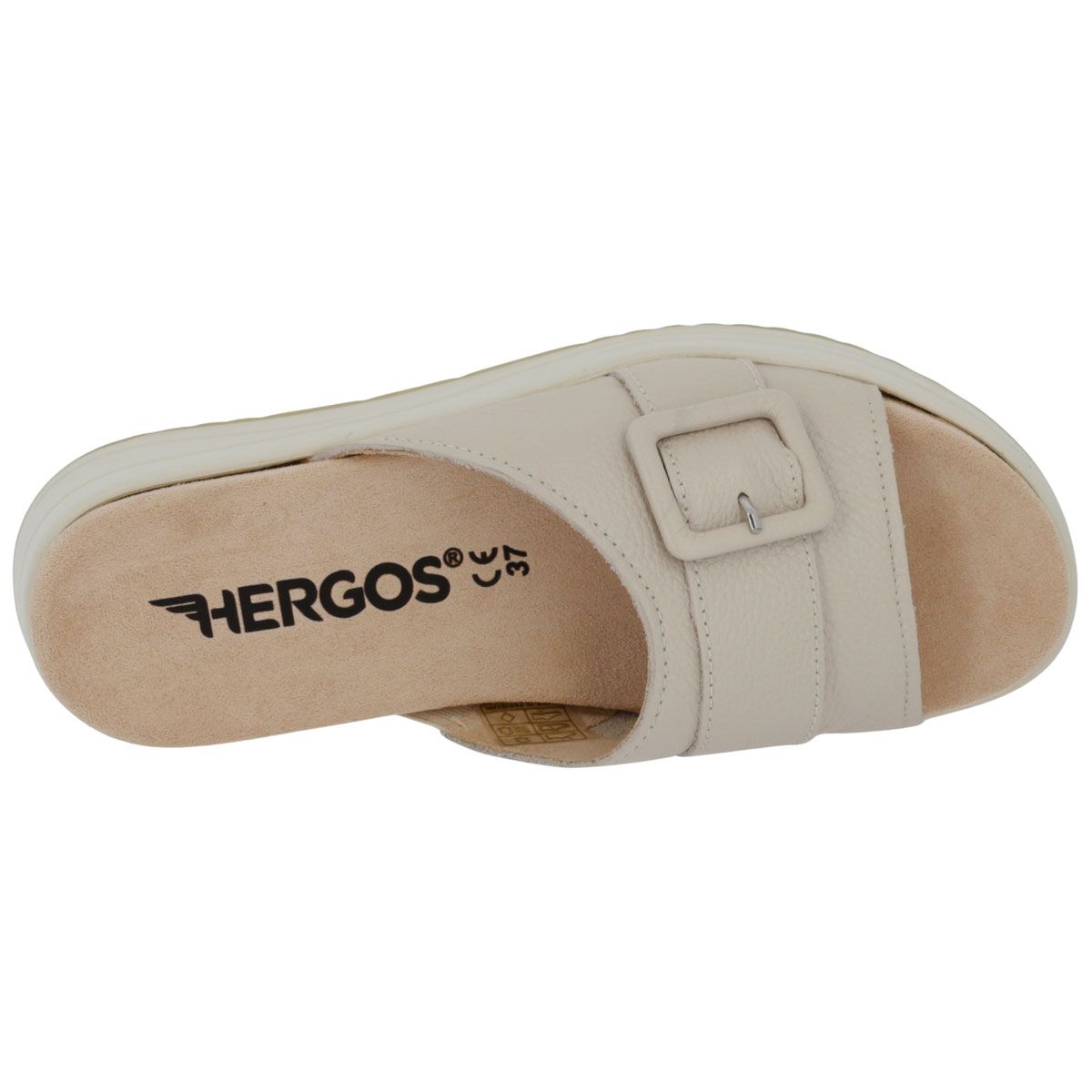 Hergos H6200 - Sabot in pelle con plantare estraibile
