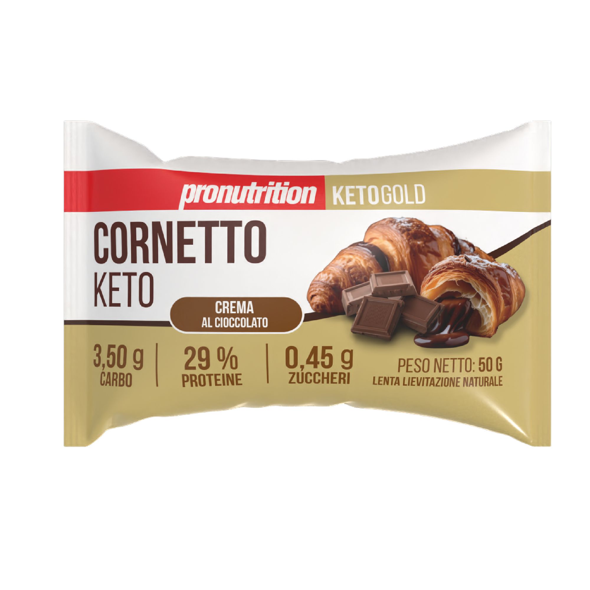 Pronutrition Cornetto keto (50 gr, Crema al cioccolato)