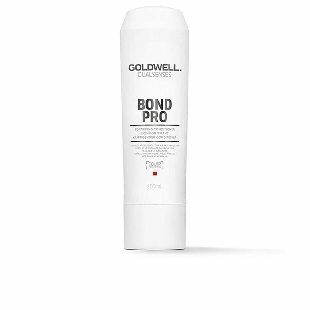 Tubo bianco con BOND PRO, GOLDWELL DUALSENSES. Contiene 200 ml. Prodotto per la cura dei capelli.