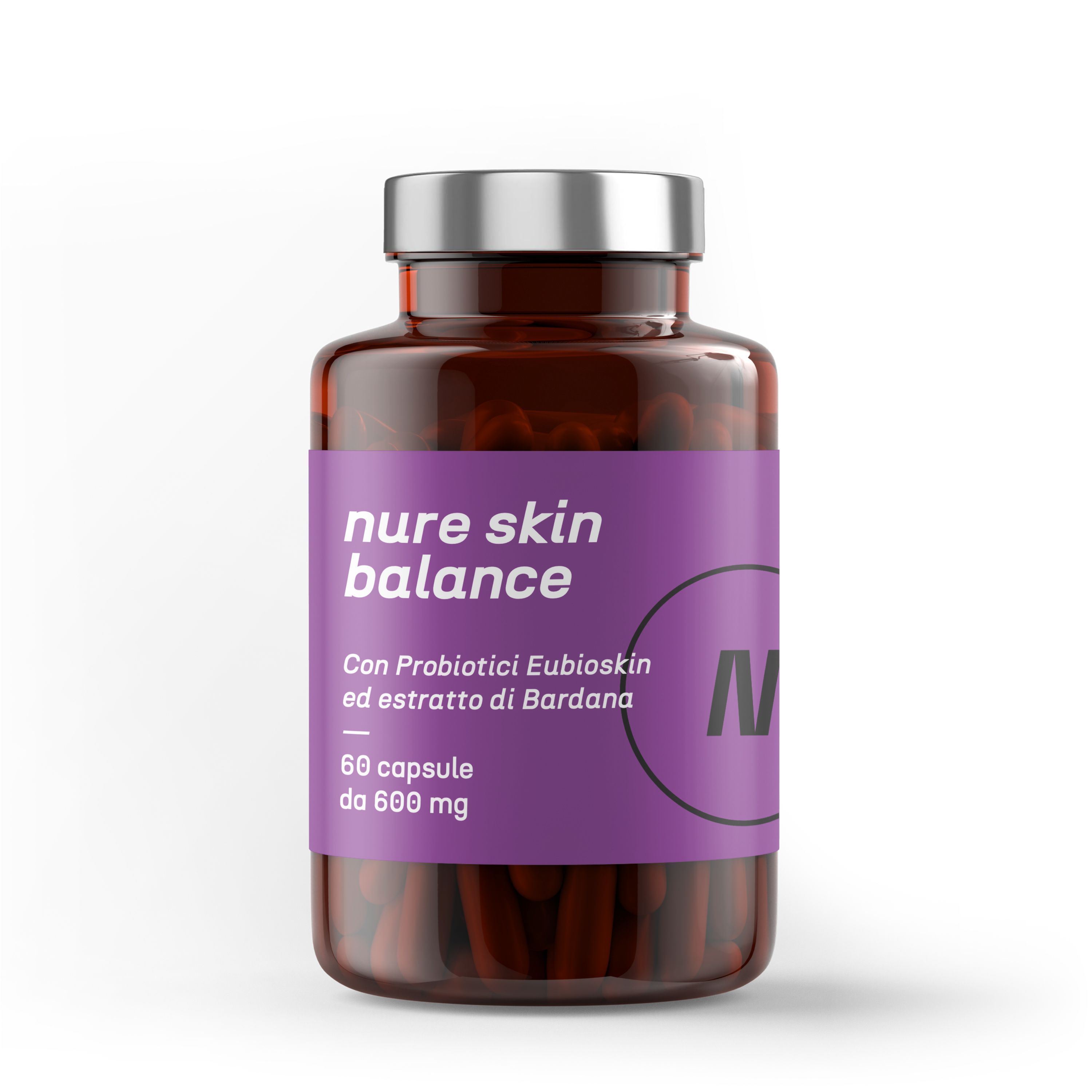 NURE Skin Balance 60 cps da 600 mg | Integratore pelle e acne