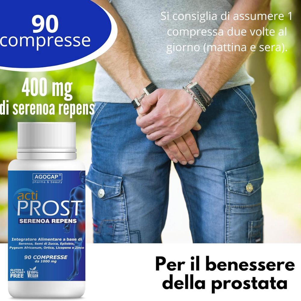 Integratore alimentare per la prostata con serenoa repens ed epilobio