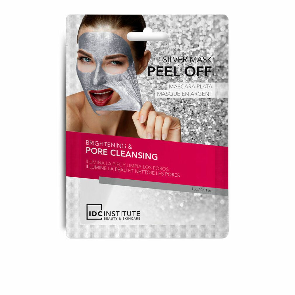 Maschera viso Peel Off idc Institute color argento ()