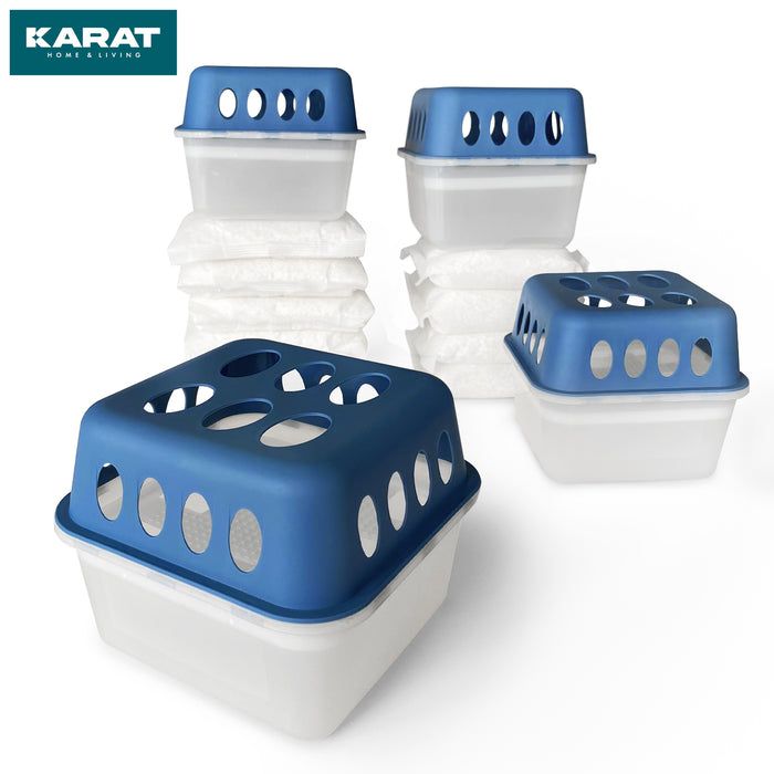 KARAT deumidificatore d’aria Hava con ricariche - deumidificatore ambienti Blu