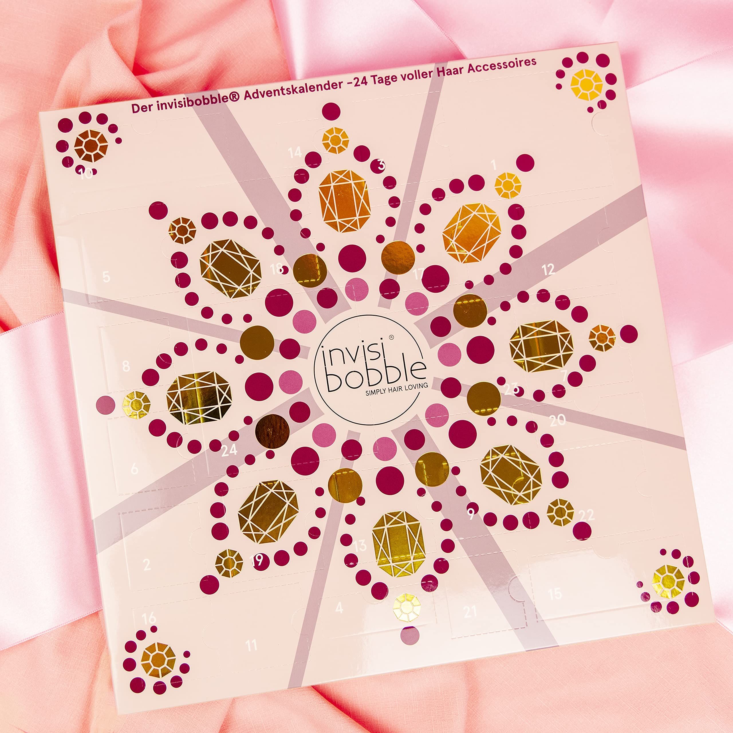 Invisibobble Original - Calendario dell'Avvento 2021, 24 accessori per capelli