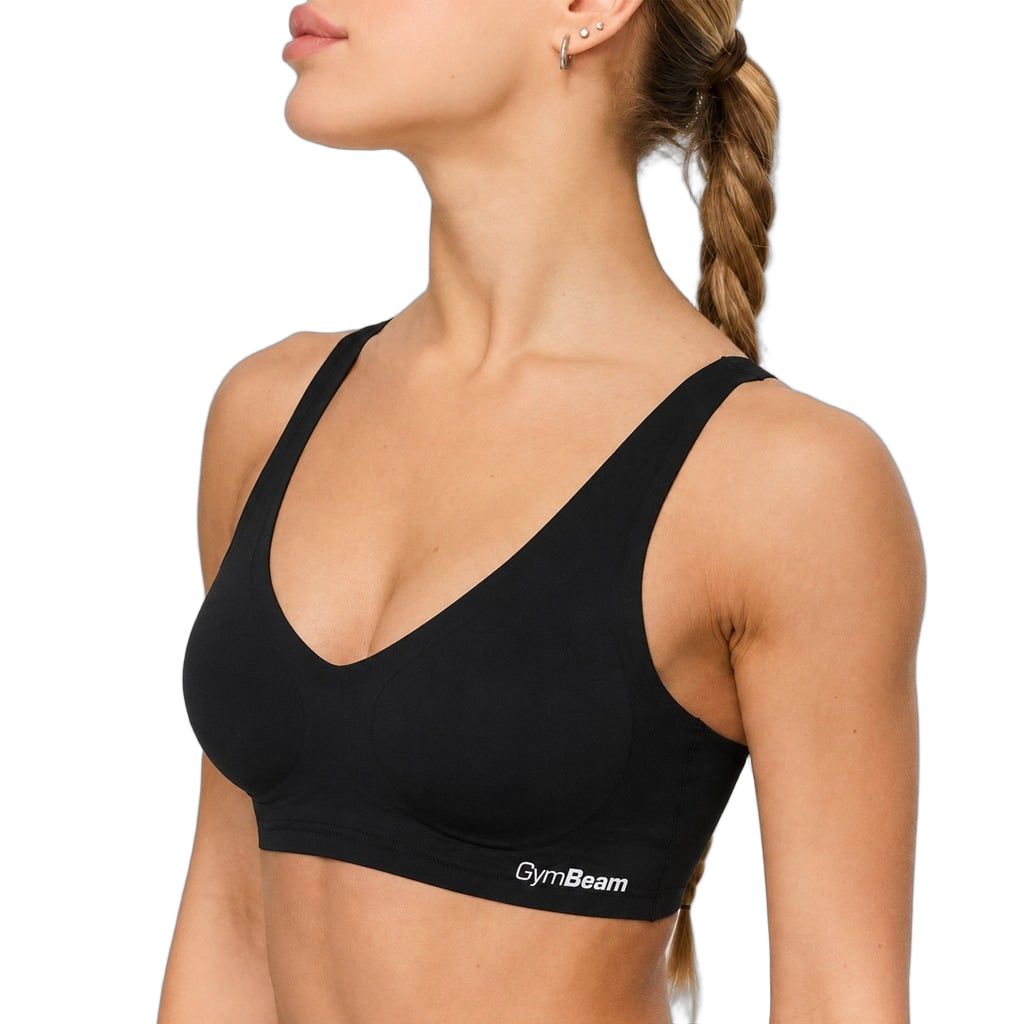 GymBeam Reggiseno donna senza cuciture Comfy in nylon ed elastan con spalline larghe