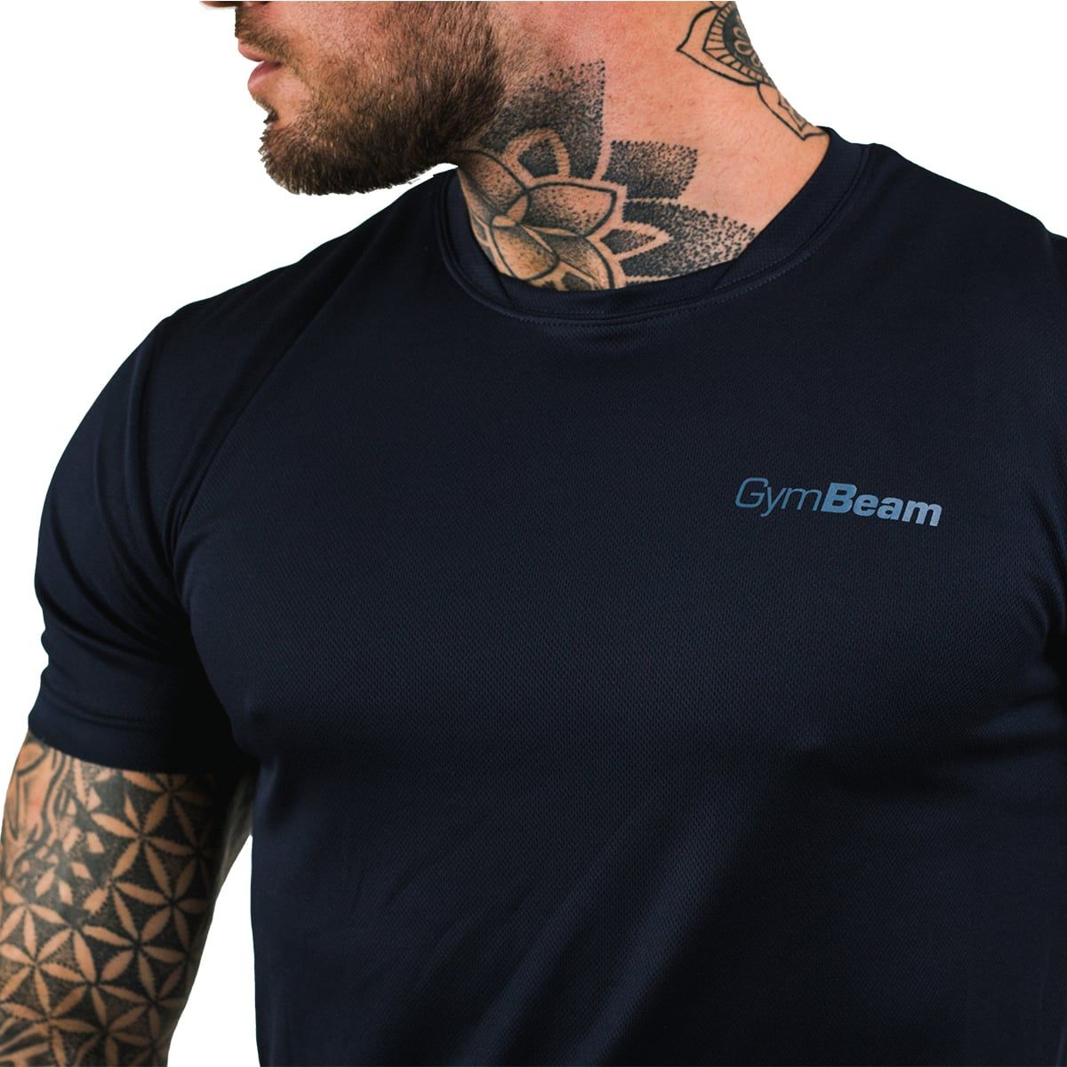 GymBeam T-shirt uomo TRN regular blu navy