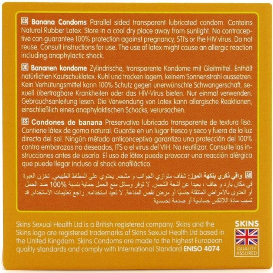 Retro della confezione. Testo in più lingue. Contiene informazioni sugli ingredienti, le istruzioni per l'uso e il produttore.