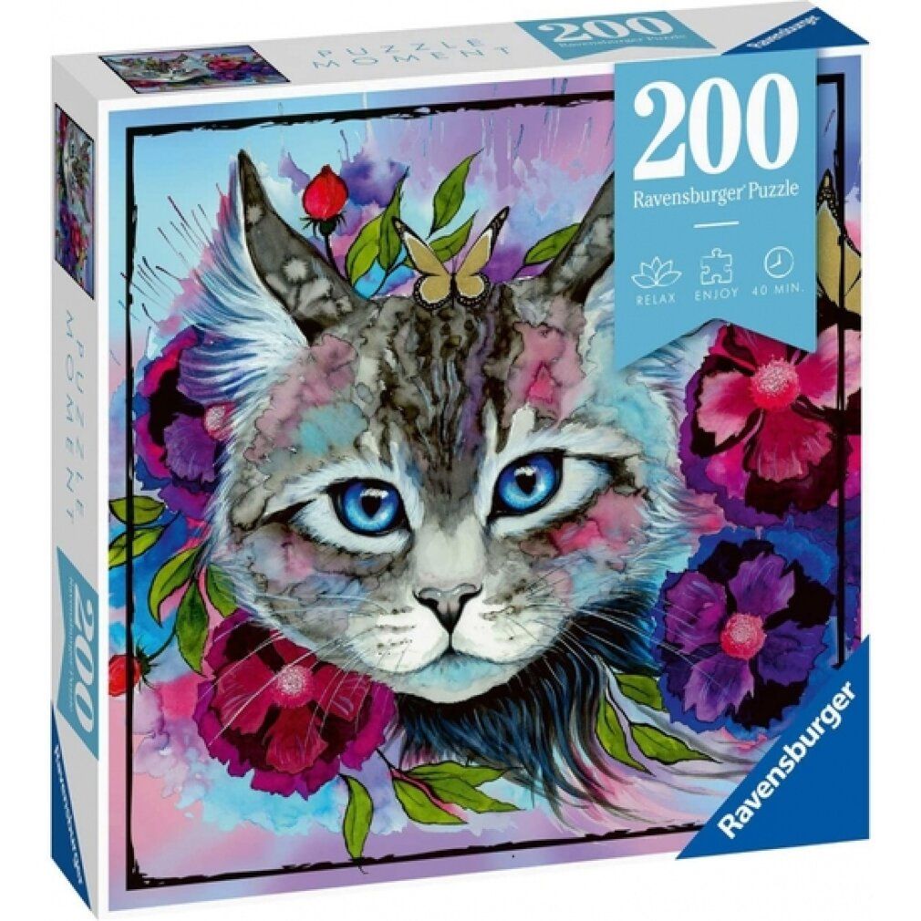 Momento puzzle ravensburger: Gatto 200 pezzi