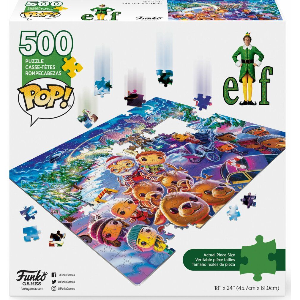 Puzzle collage Buddy - l'elfo di Natale pop! (500 pezzi)