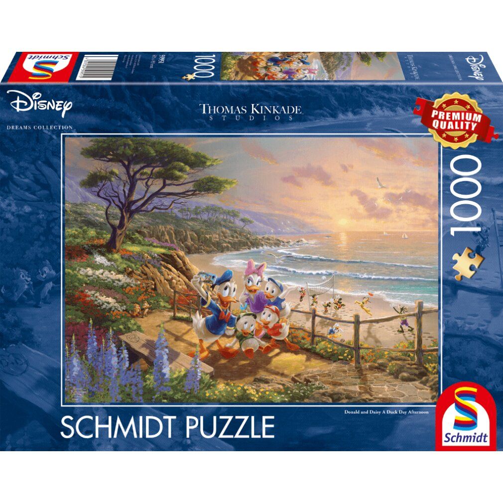 Studi Thomas Kinkade: Disney - Paperino e Daisy - Un pomeriggio da paperi (1000 pezzi)