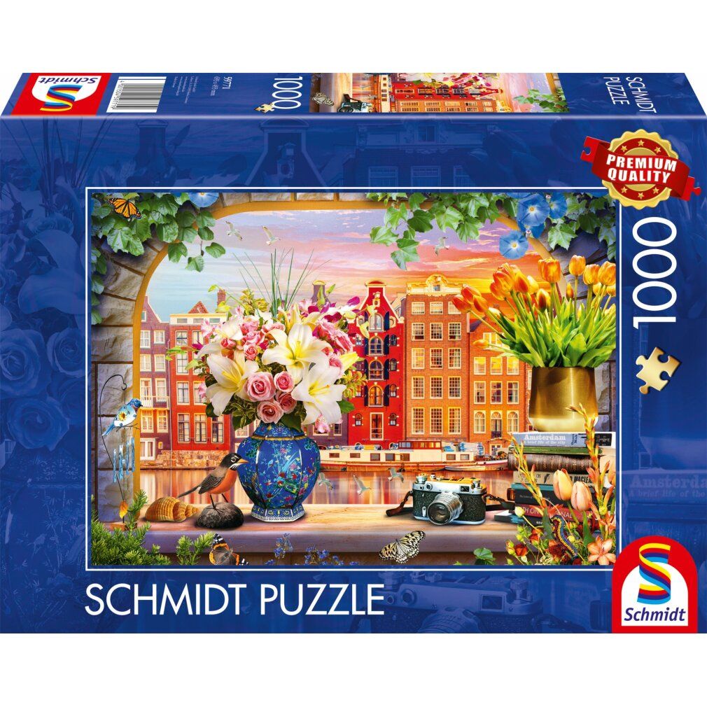 Puzzle schmidt Visita Amsterdam 1000 pezzi