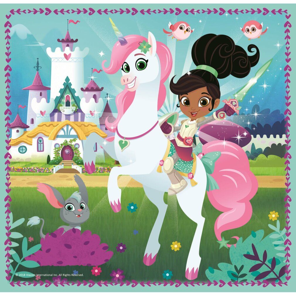 Puzzle trefl Nella, principessa dei cavalieri e il suo mondo 3in1 (20,36,50 pezzi)