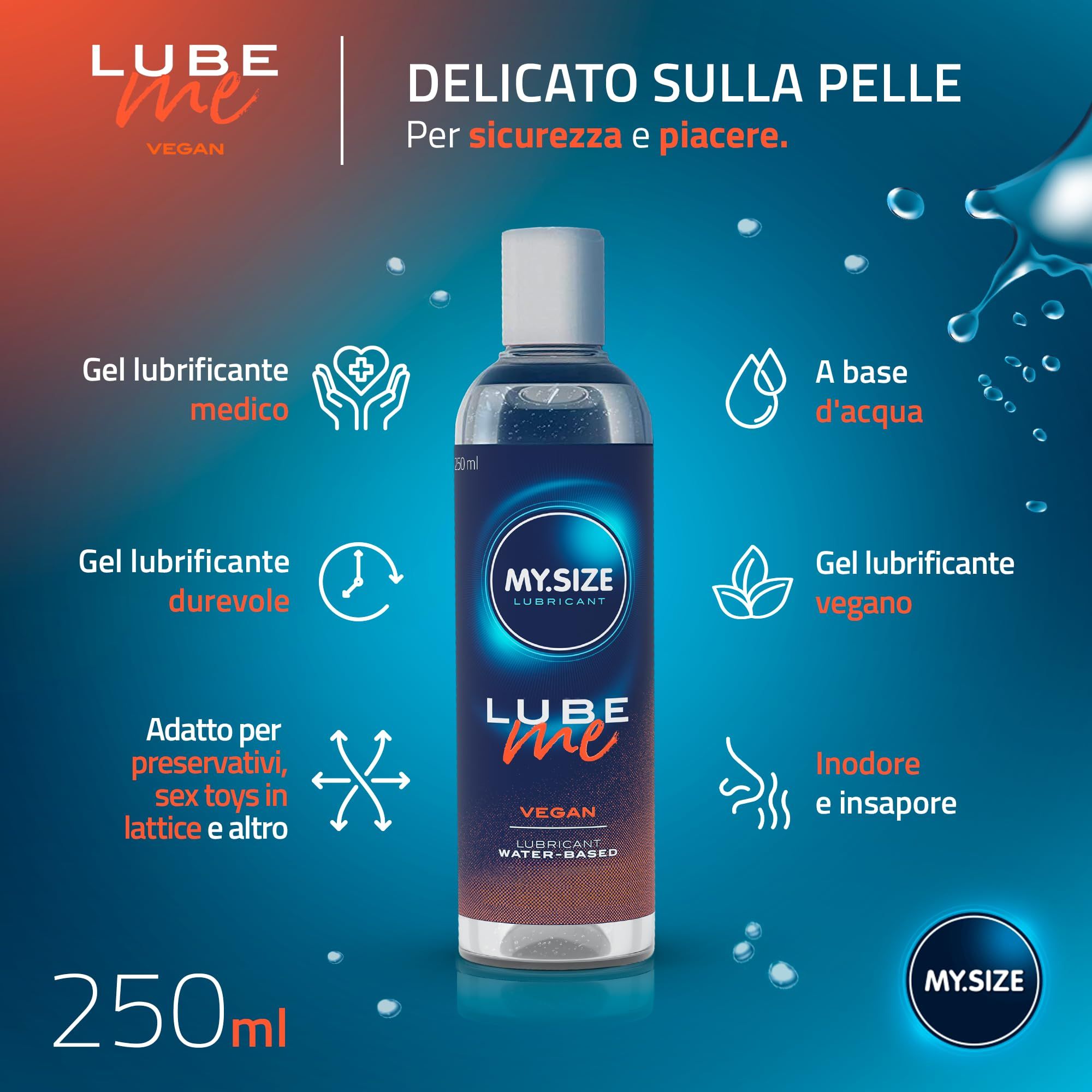MY.SIZE Lube Me Gel Lubrificante Vegan