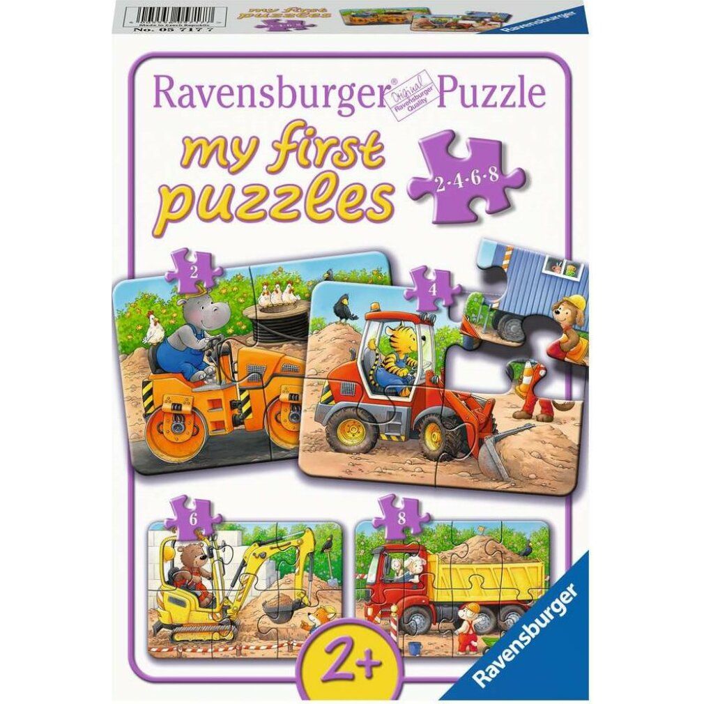 ravensburger Il mio primo puzzle di animali 4in1 (2,4,6,8 pezzi)