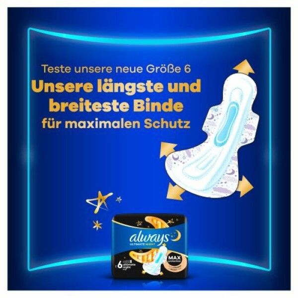 Pacchetto mensile Always Ultra Bandage Night with Wings, 84 bende (3 confezioni x 28 pezzi)