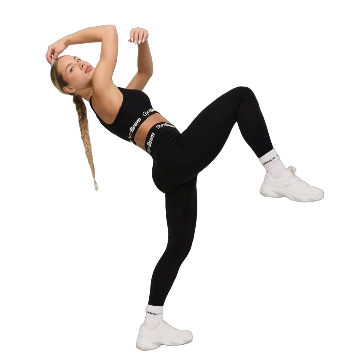 GymBeam Leggings donna Simple in polyester ed elastane neri