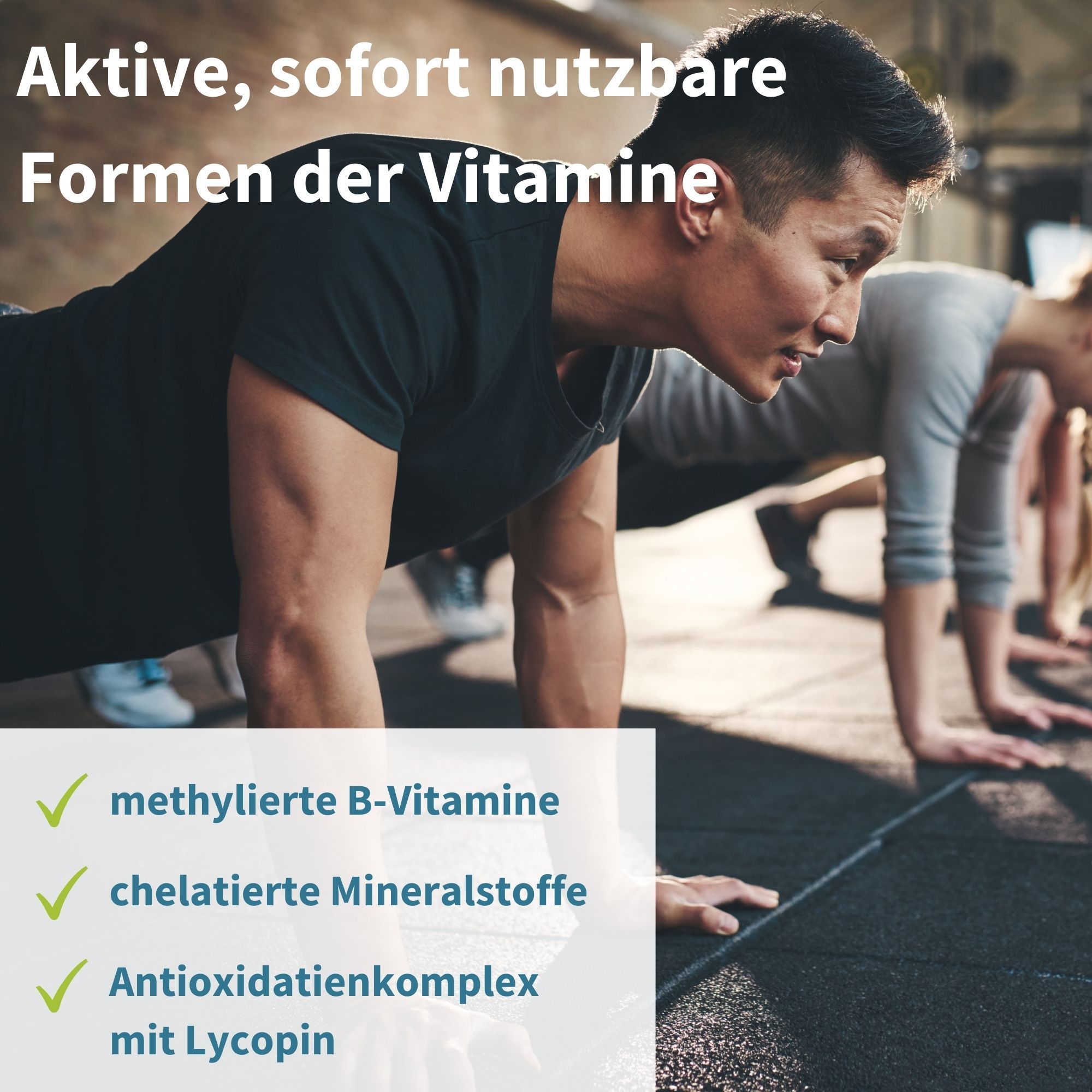 Forme vitaminiche attive pronte all'uso in Igennus Multivitaminici per Uomo.