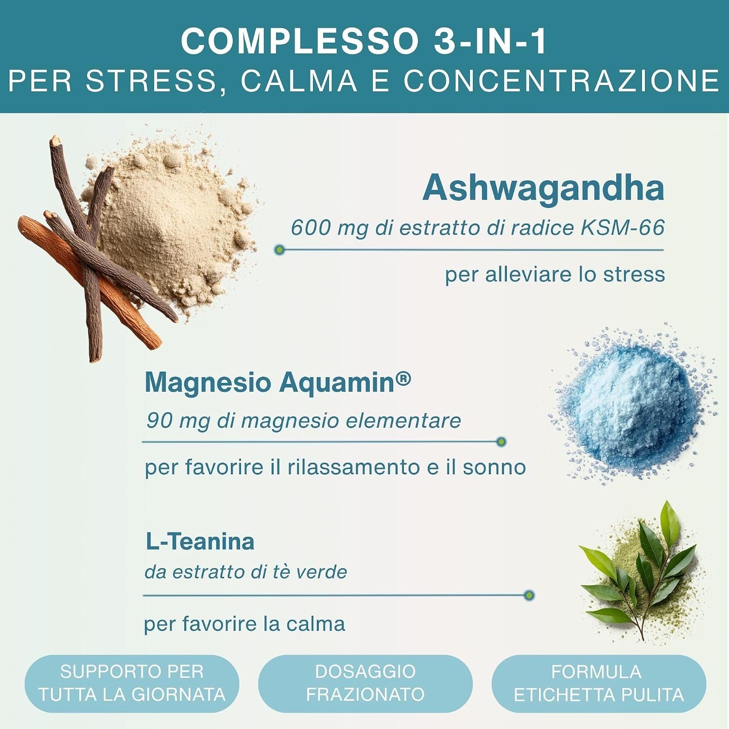 Immagine prodotto con barattolo, informazioni nutrizionali e istruzioni per l'uso.