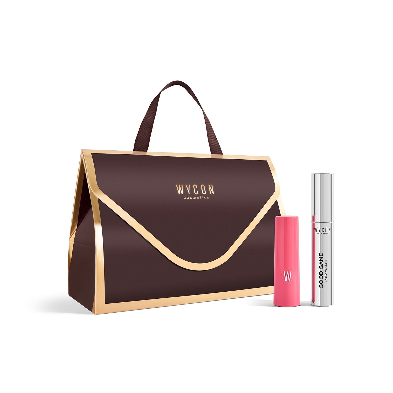 WYCON cosmetics LASH & LUSH 02 LIPSTICK + MASCARA